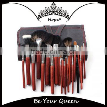 25pcs Top Quality Natural Wooden Handle Cosmetic Brush