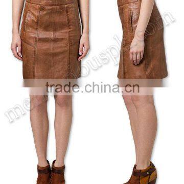 Women Fashion Leather Skirts