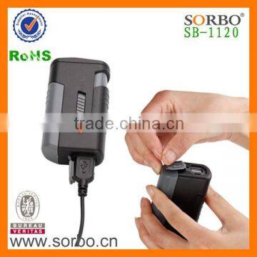 Powerful USB Power Bank Mobile Power Cigarette Lighter Flashlight photo-4