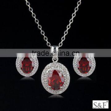 new products 2015 18k gold plating zircon set