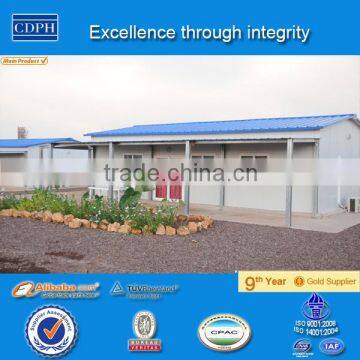 cheap cost family use prefabricated house in construction camp comfortable