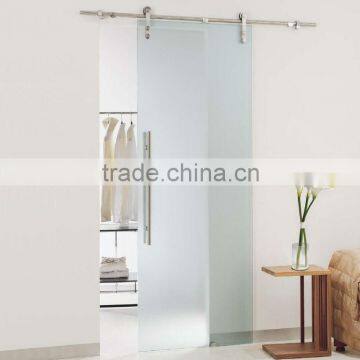 Toughened glazed glass partition wall panel