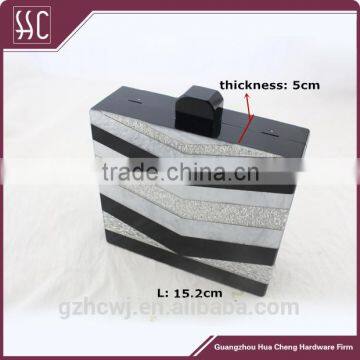 (Guangzhou)custom design stripe evening bag or party bag