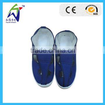 High quality bule four-hole anti-static canvas shoes