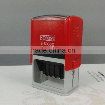 Free Sample Epress Square Self Inking Stamp,Dater Printy Stamp, 50X30mm photo-3