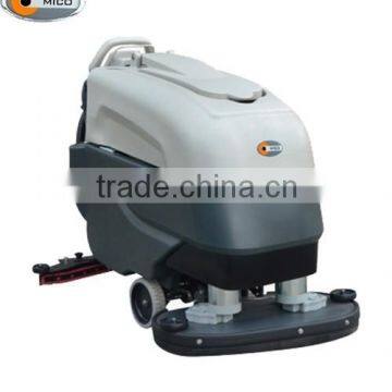 automatic floor cleaning machine with traction motor/double bruses