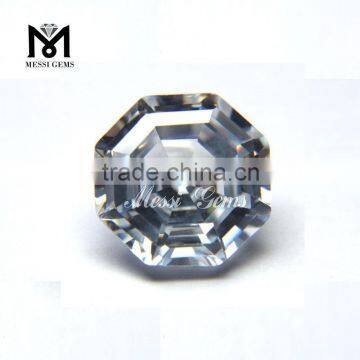 Wholesale Custom Fancy Shape Equilateral 14x14 White Zircon Price