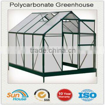 Sliding Door Polycarbonate Greenhouse