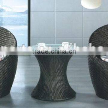 Hot Sale Rattan Flower Vase Chair Sets Outdoor Furniture