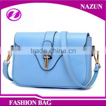 Fashion Office Girl Bag Women Handbags Long Strap Leather Cheap Ladies Bags photo-3