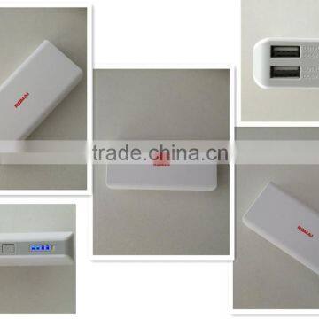 Romai power bank with aluminum 5200mAH mobile battery