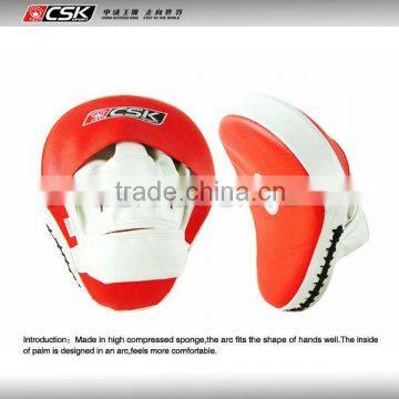 High Quality Arched Martial Art Focus Pad GX9324-1 White color