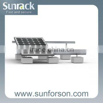 adjustable flat mount for off grid system