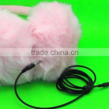 Fur Headphones Free Sample Earmuff Music Headphones