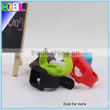 Shenzhen factory Alibaba wholesale Colorful durable silicone watch bracelet wrist for Apple