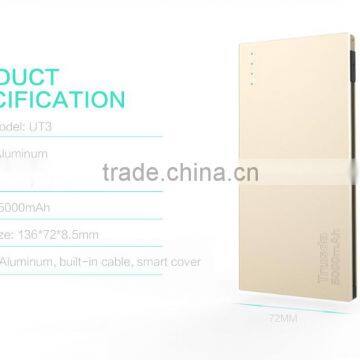 Ultra Thin Polymer 5000mAh Smart Li-polymer Power Bank photo-2