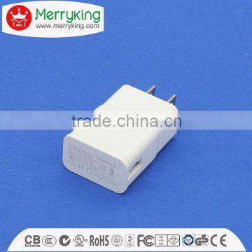 Fixed Plug White Micro Usb Charger 5v 2amps 1a Round Cable photo-2
