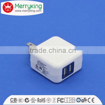 Moderate price 5v 3a usb charger adapter for US JP with UL cUL FCC PSE, DOE VI compliant