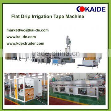 drip irrigation pipe making machine with flat dripper inside