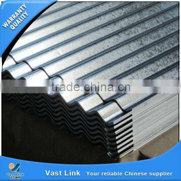 Hot dipped galvanized corrugated steel sheet