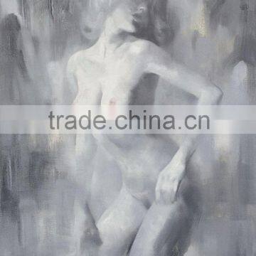 Home Decoration Modern Printed Printing Nude Fat Woman Oil Painting