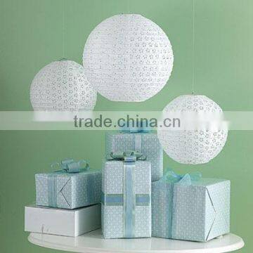 handmade decorative flower paper lamp