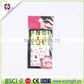 New arrived wholesale elegant fancy customized craft ecofriendly quality decoration nail art wraps