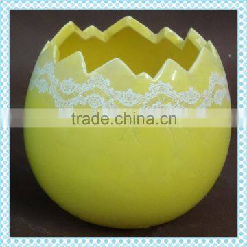 holiday decoration easter day ceramic flower pot