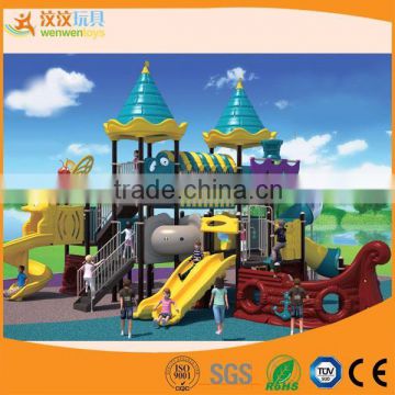 Children Durable Plastic and Metal outdoor play equipment for sale