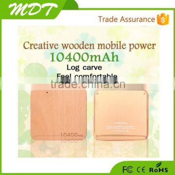 Best quality 10400mah wood power bank for agents wanted power bank for samsung galaxy s2 power bank