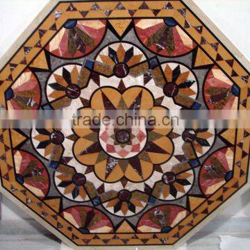 Marble Inlay Flooring , Marble Medallion ,Stone Mosaic Medallion