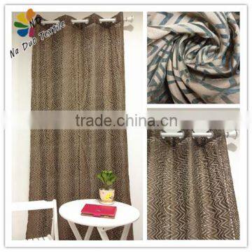 Hot Fashion Burnout Curtain/shaoxing curtain