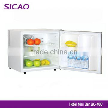 46 Liter low noise hotel mini bar refrigerator with CE