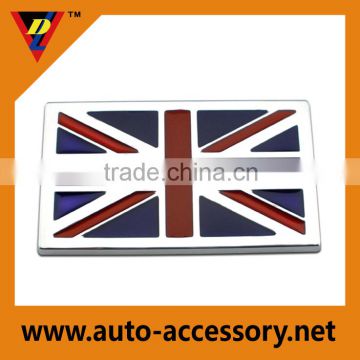 3d chrome UK flag decal stickers for car