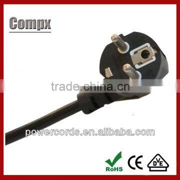 10A 16A 250V European standard h05vv-f 3g1.5mm2 power cord