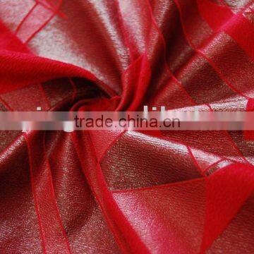 stamped suede curtain fabric