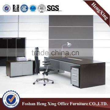 Big size high quality melamine L shape director office desk for sale (HX-G0301)