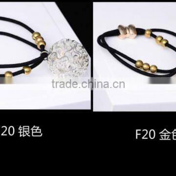 Popular Elastic Hair Bands Ties Ponytail Hair Holder Hair Rope Round Shape F20 photo-3