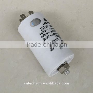 motor run capacitor with bolts for washing machine