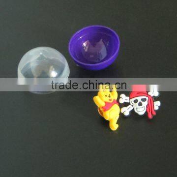 Wholesale Animation Shaped Rubber/PVC Fancy Badge in Mini Capsule