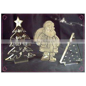 2014 hot custom acrylic christmas ornament wholesale