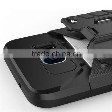 Shenzhen China Suppliers Multi-Function Kickstand Card Slot Holder Case For Samsung S7 Hybrid Armor Case