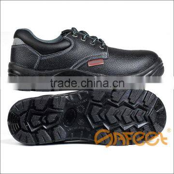 Genuine Leather Safety Protection Construction Shoes for Workers Shock Resistant Safety Boots Steel Toe Office Shoes (SA-1101) photo-3