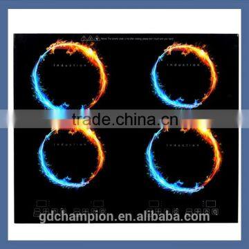 2015 DC kitchen appliances four burners induction cooker
