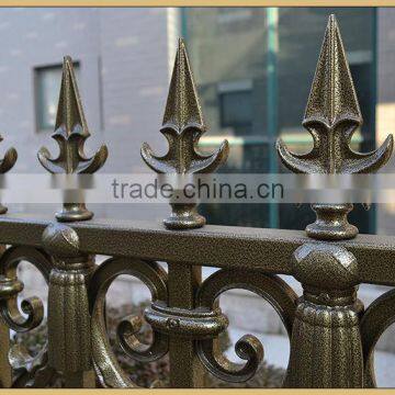 2016 Modern design powder coated cheap fence of aluminum