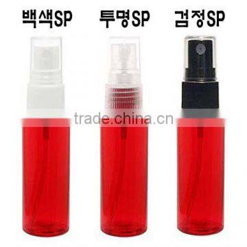 Spray cap PET bottle 40ml Red Clear