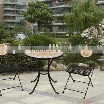 folded garden outdoor mosaic furniture