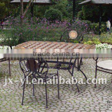 outdoor garden square mosaic furniture