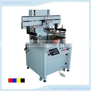 Flat bed screen printing machine