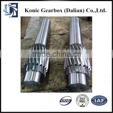 High precision hobbing steel straight spline shaft